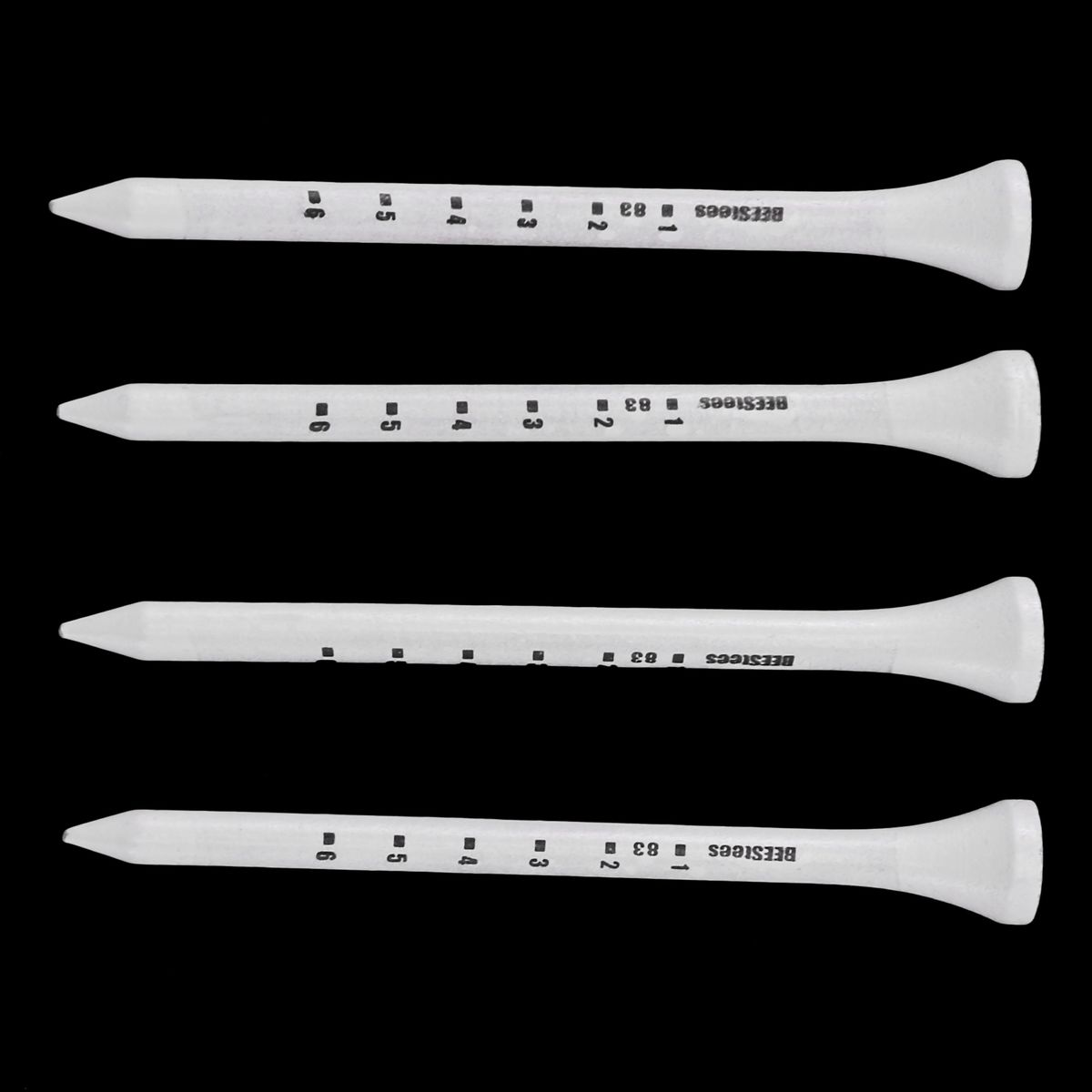 50Pcs Professional Golf 83Mm White Golf Wood