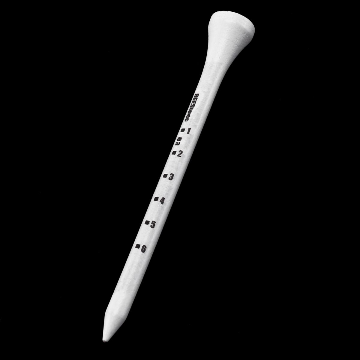 50Pcs Professional Golf 83Mm White Golf Wood