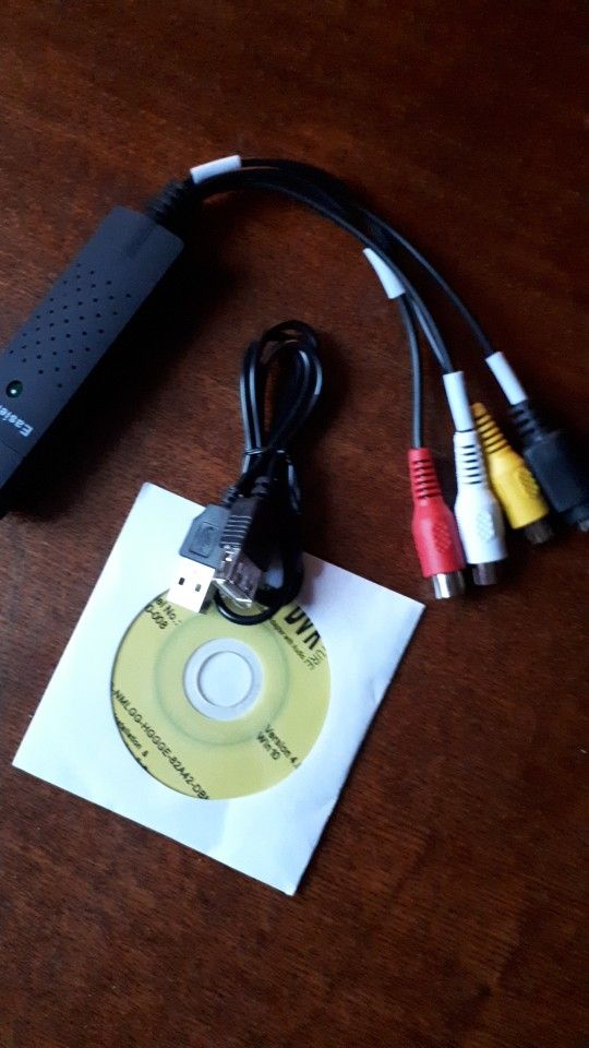 Pro USB 2.0 Video Easycap TV DVD VHS Capture Card Audio AV Adapter For Computer