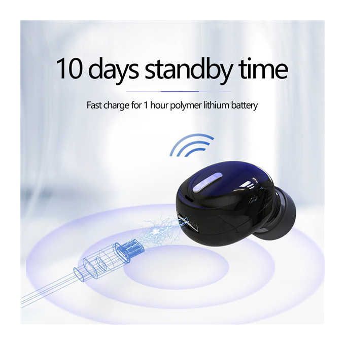 Mini Bluetooth 5.0 Earphone In-Ear Sport Headset Earbuds With Mic For Samsung Huawei