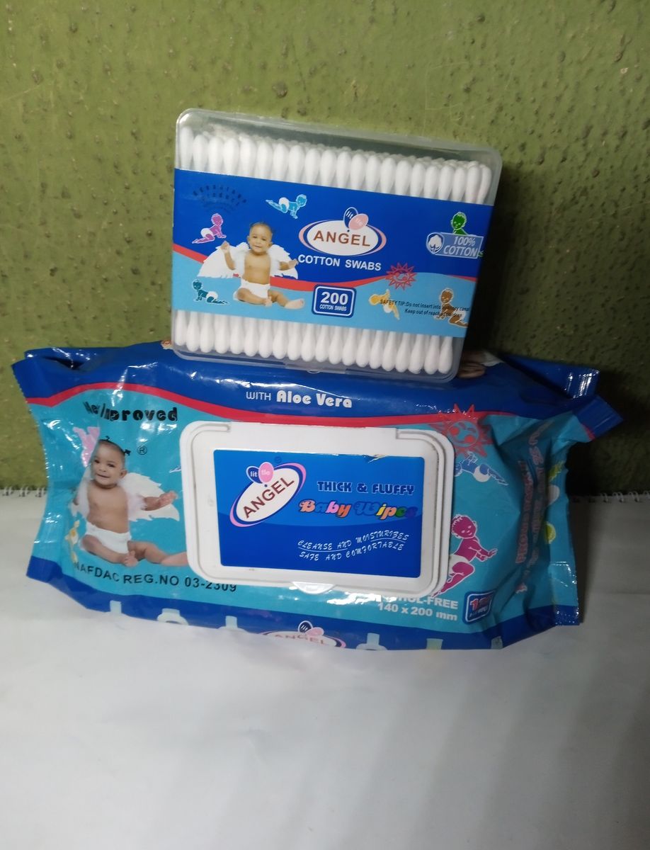 125piecs Baby Wipes + 200pcs Cutting Buds