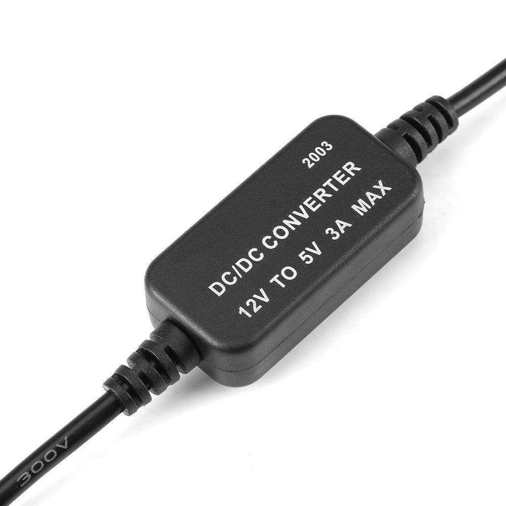 DC-DC 12V To 5V 3A Double USB Converter Voltage Step Down