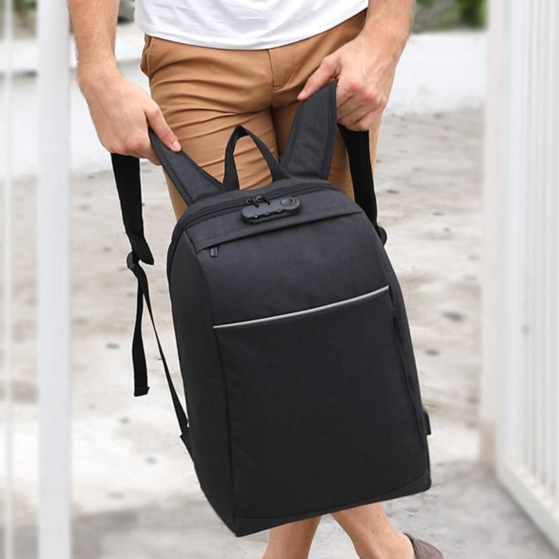 Waterproof USB Charging School Bags Collage Student Travel B