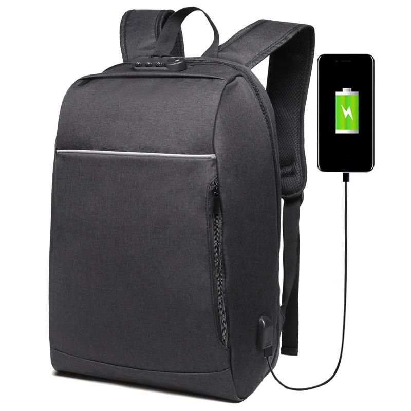 Waterproof USB Charging School Bags Collage Student Travel B