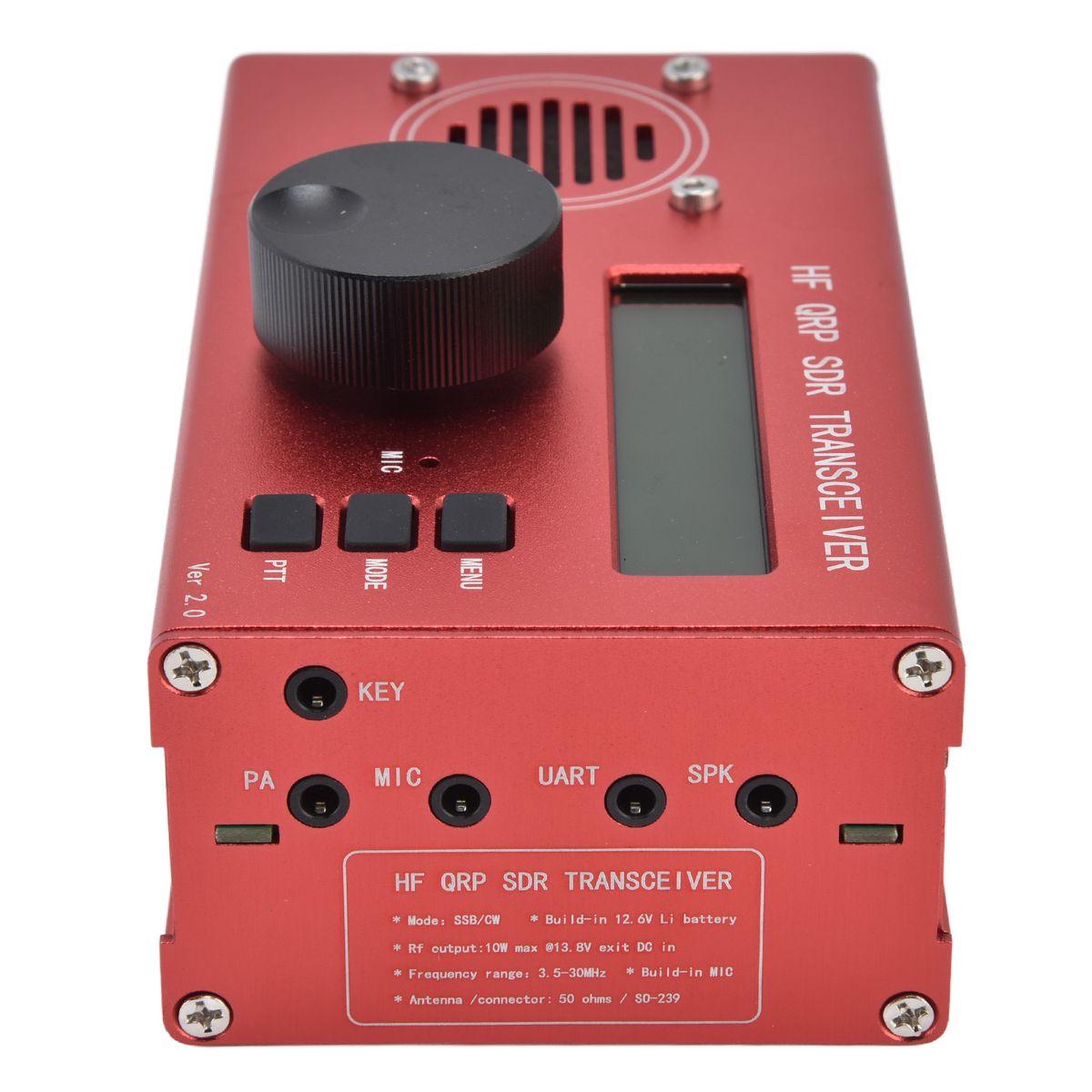SDR Transceiver QCX To SSB HF 8 Band 5W QRP Built In