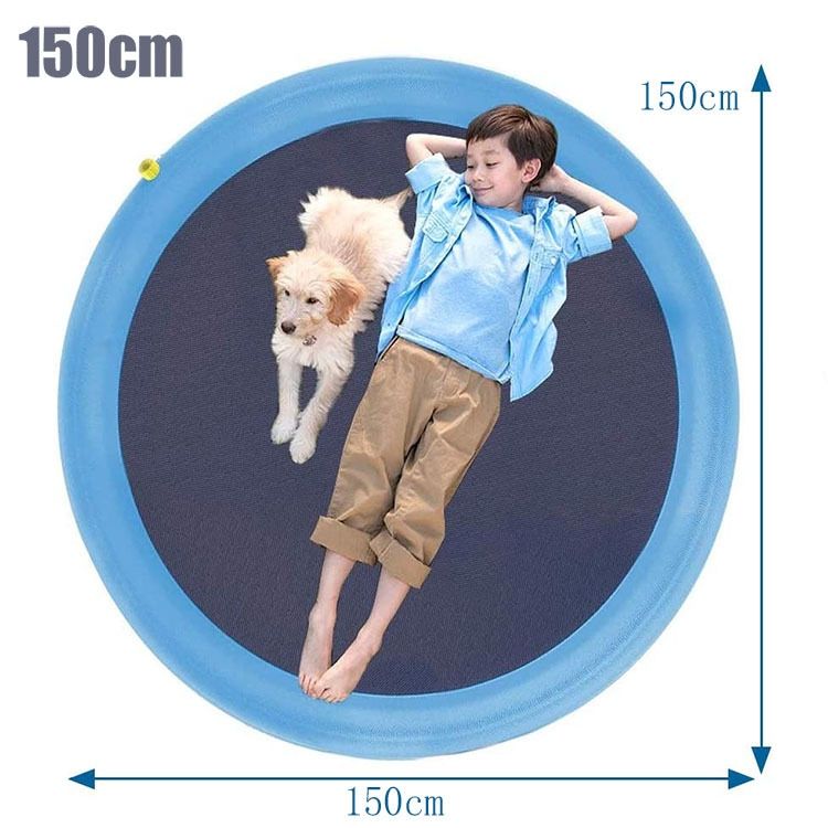 FY008 PVC Sprinkler Water Fun Mat 150CM 150cm