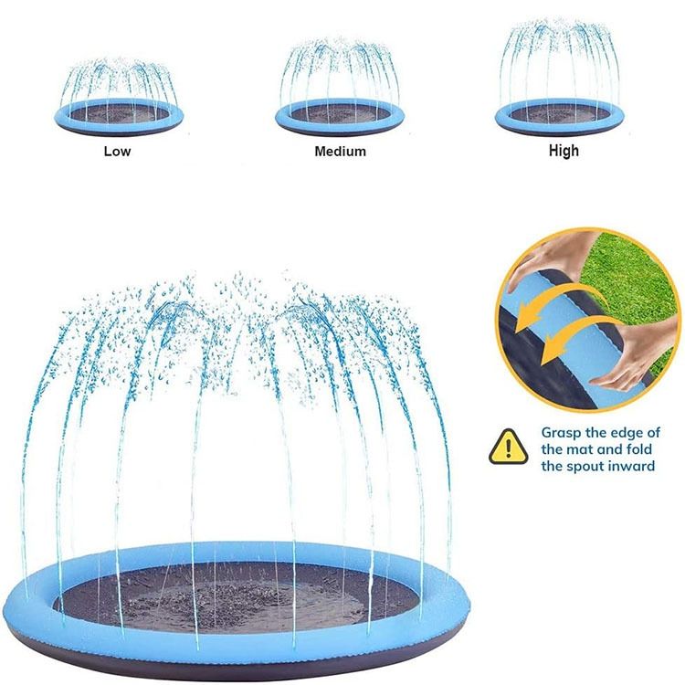FY008 PVC Sprinkler Water Fun Mat 150CM 150cm