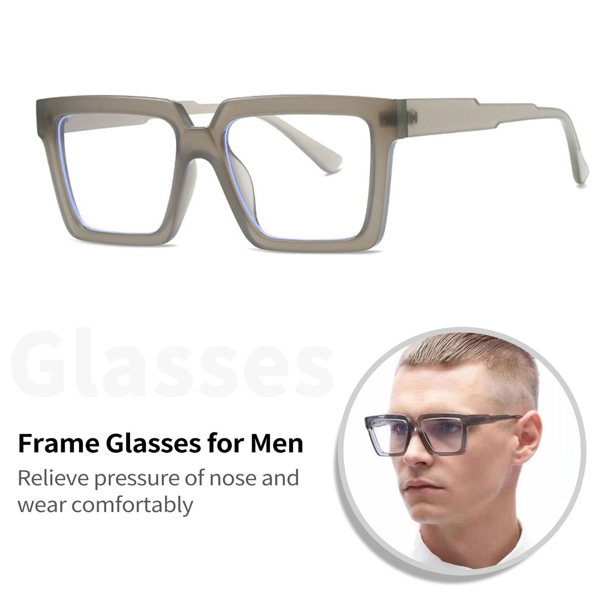 Anti Blue Ray Computer Glasses Frame Glasses For Men And