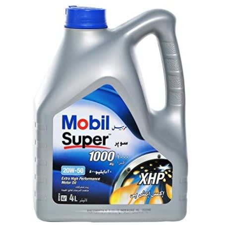 Mobil XHP Super 1000 Extra High Performance Motor Oil 20W-50 - 4Litres