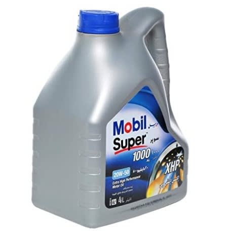Mobil XHP Super 1000 Extra High Performance Motor Oil 20W-50 - 4Litres
