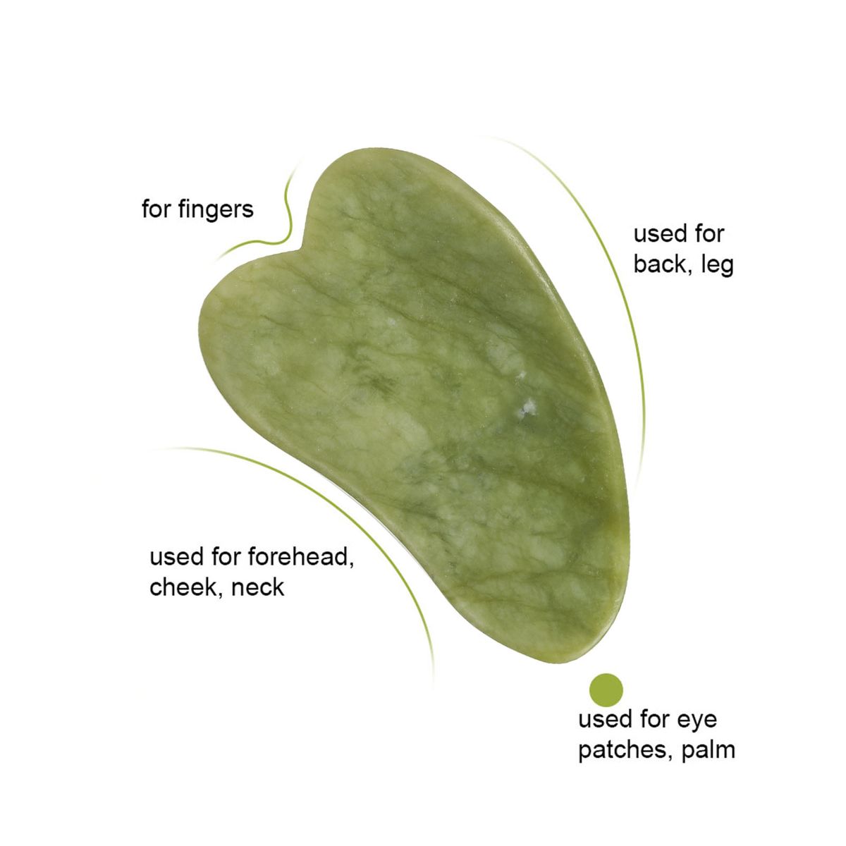 Jade Roller Set Jade Face Rollers & Gua Sha Scraper For