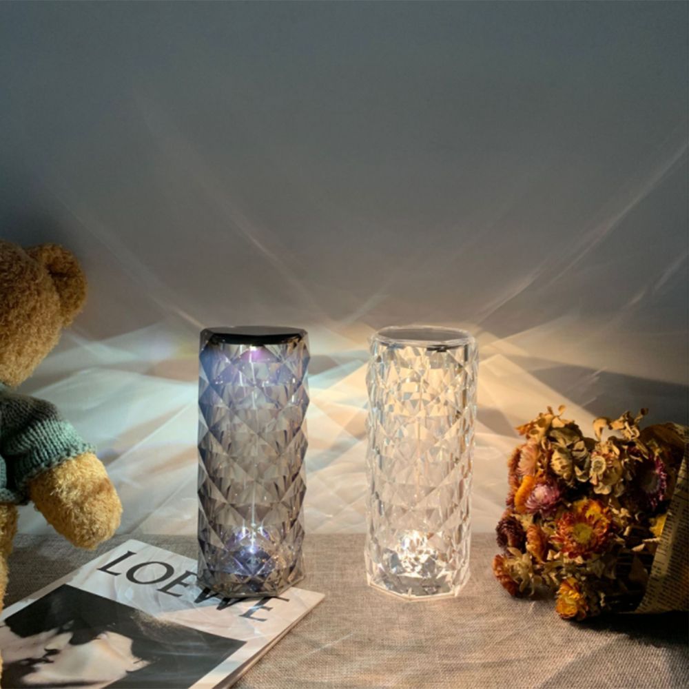 Creative Diamond Crystal Table Lamp Remote Control RGB