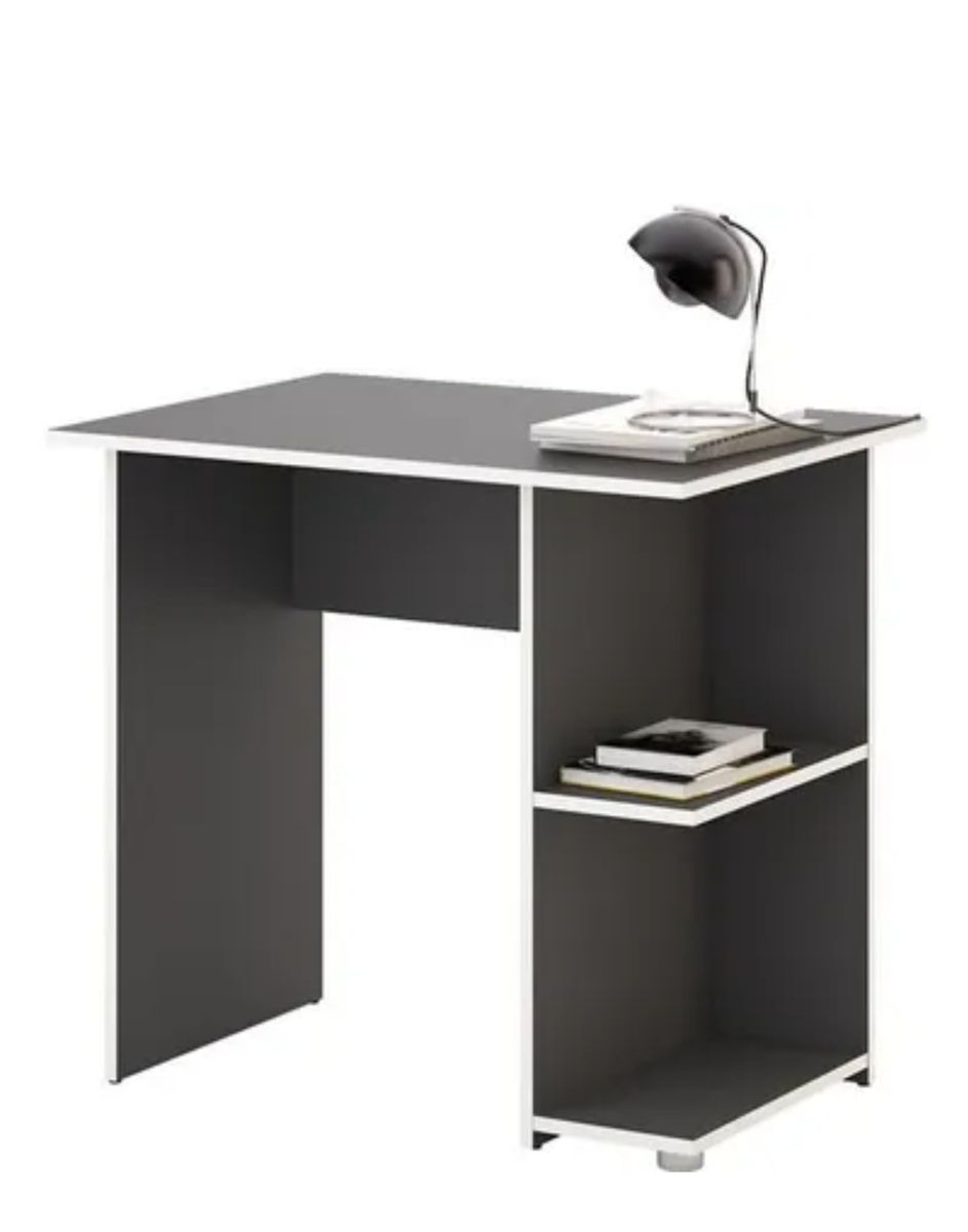 Black With White Tapes Laptop Table Home And Office Table