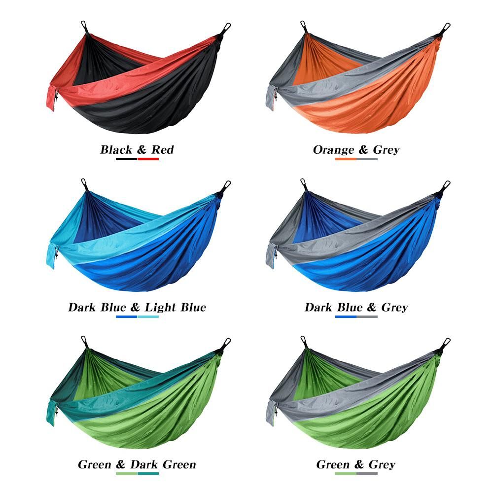 Camping Double Hammock for 2 Persons Portable Outdoor Hammock for Hiking Backpacking Traveling Backyard Patio