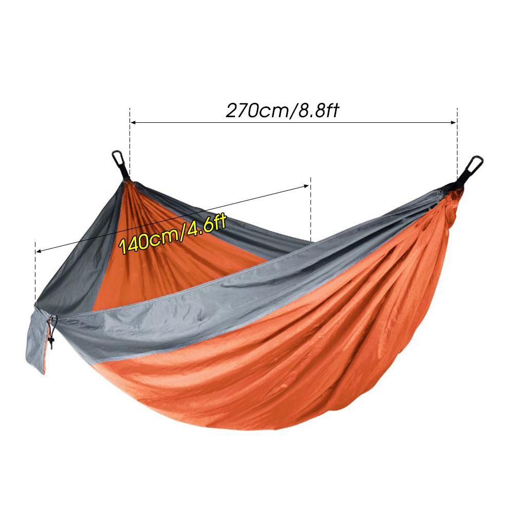 Camping Double Hammock for 2 Persons Portable Outdoor Hammock for Hiking Backpacking Traveling Backyard Patio