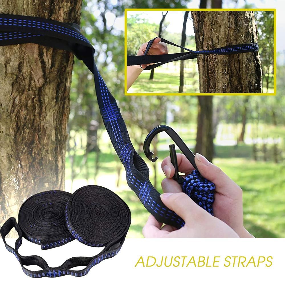 Camping Double Hammock for 2 Persons Portable Outdoor Hammock for Hiking Backpacking Traveling Backyard Patio