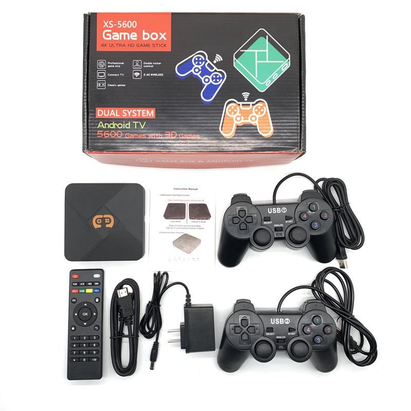 EU Wireless Controllers Built In 5600+ Games For PS1/N64/DC