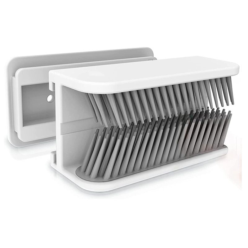 Hair Catcher  Hair Trap for Shower Drain  Hair Collector  Silicone Material  Easy To Catch Shed Hair  White)