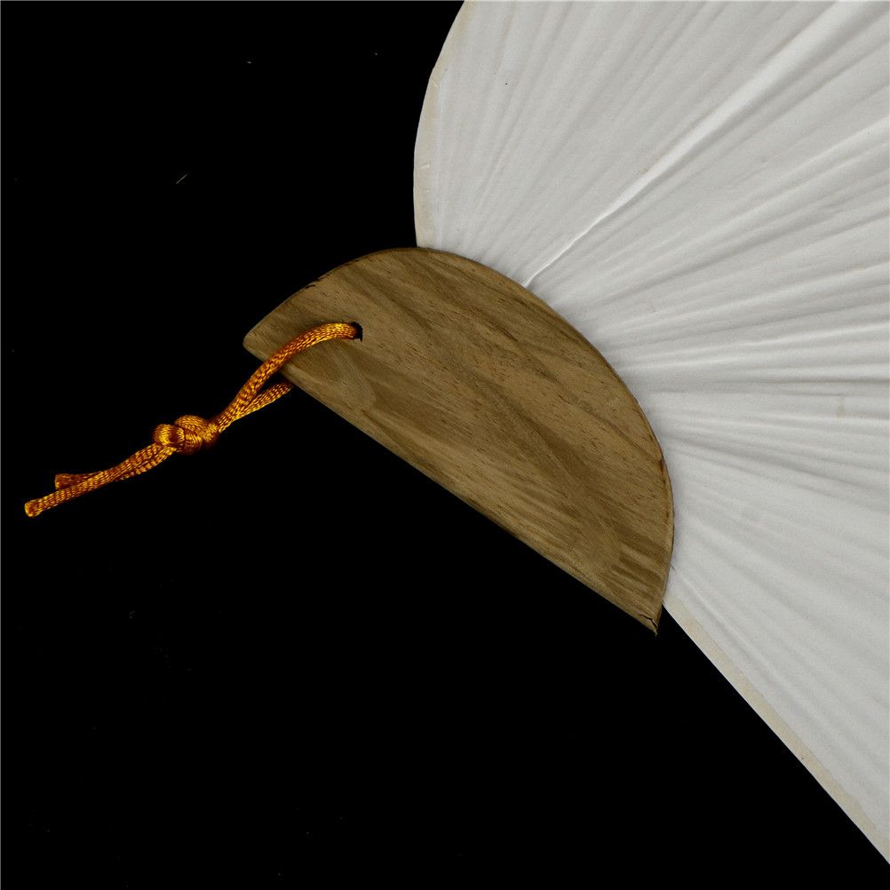 1pc A;23*13cm.B:38*24.5cm,C:25.5*20cm Elegant White Party Hand Favors Sizes Folding 3 Paper Fan Wedding