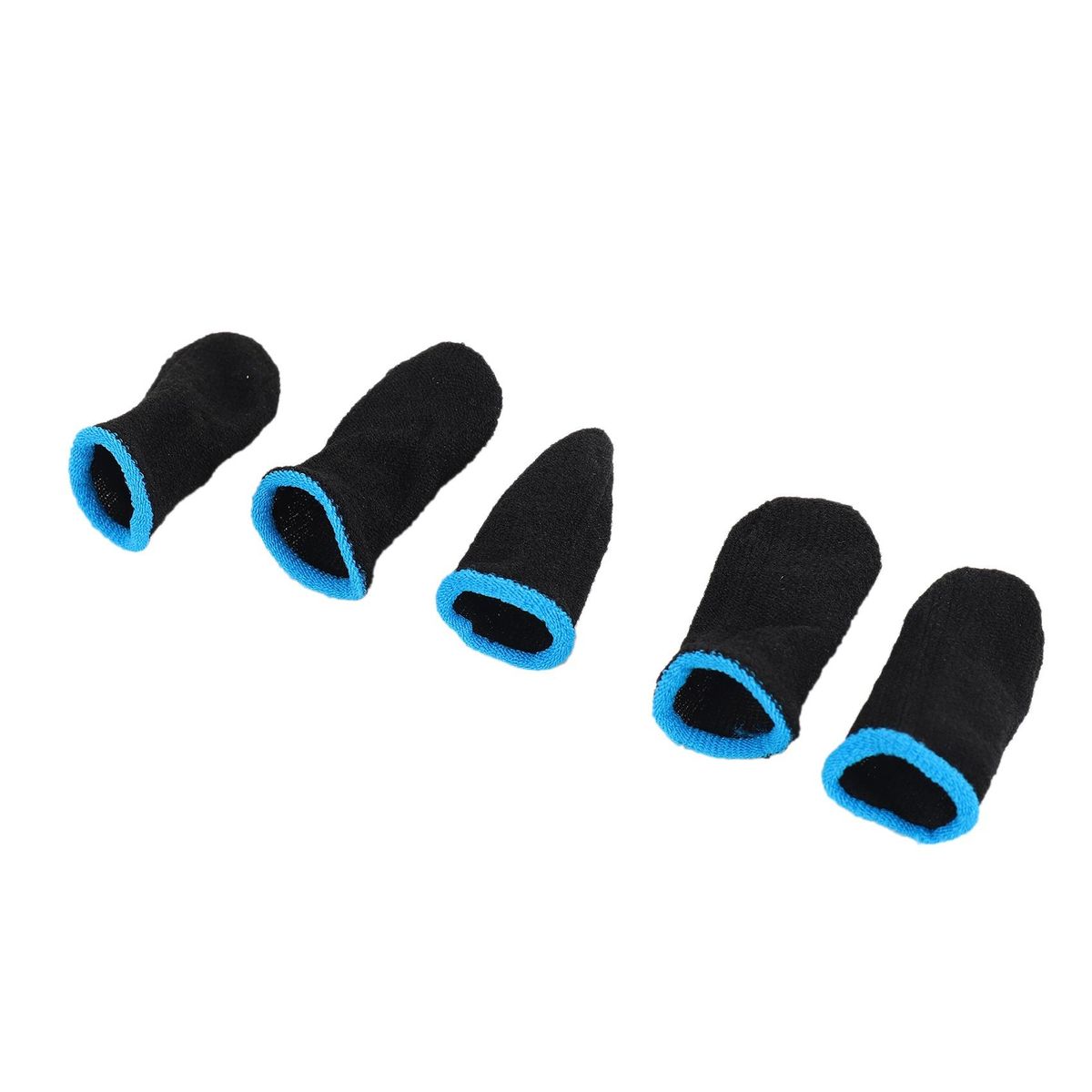 18-Pin Carbon Fiber Finger Sleeves For PUBG Mobile Games Press Screen Finger Sleeves(16 Pcs)