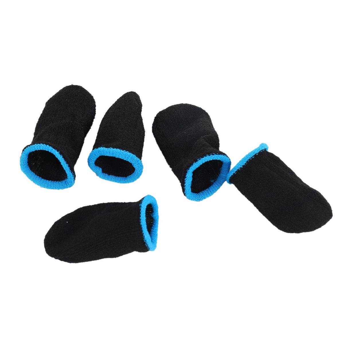 18-Pin Carbon Fiber Finger Sleeves For PUBG Mobile Games Press Screen Finger Sleeves(16 Pcs)
