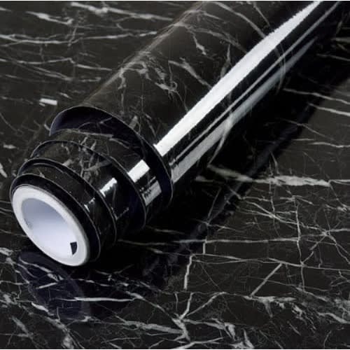 Black Marble Sticker