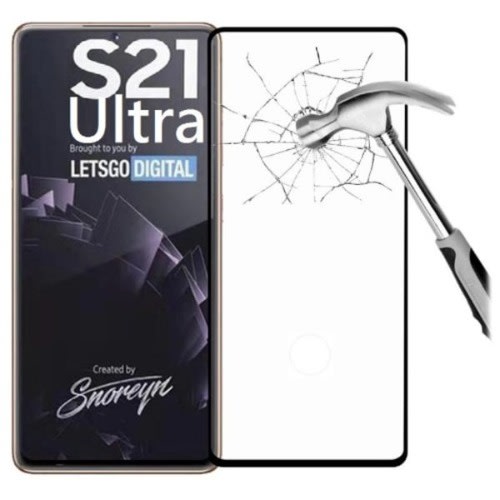 Full Screen Protector Tempered Glass For Samsung Galaxy S21 Ultra