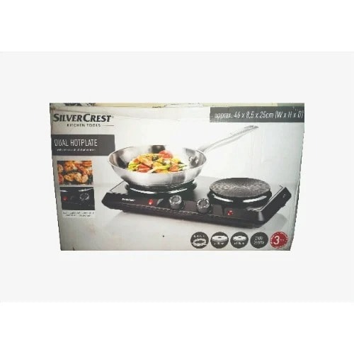 Dual Hotplate - 2500W - Black
