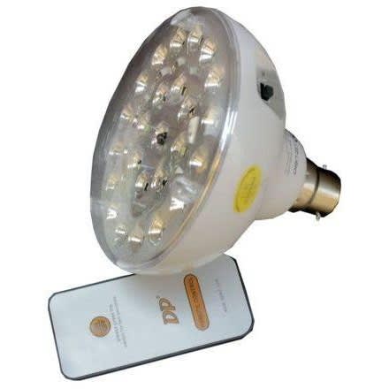 Rechargeable Bulb Light With Remote