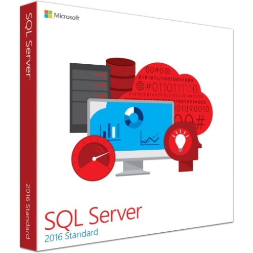 Sql Server 2016 Standard Edition - 10 Client, 1 Server