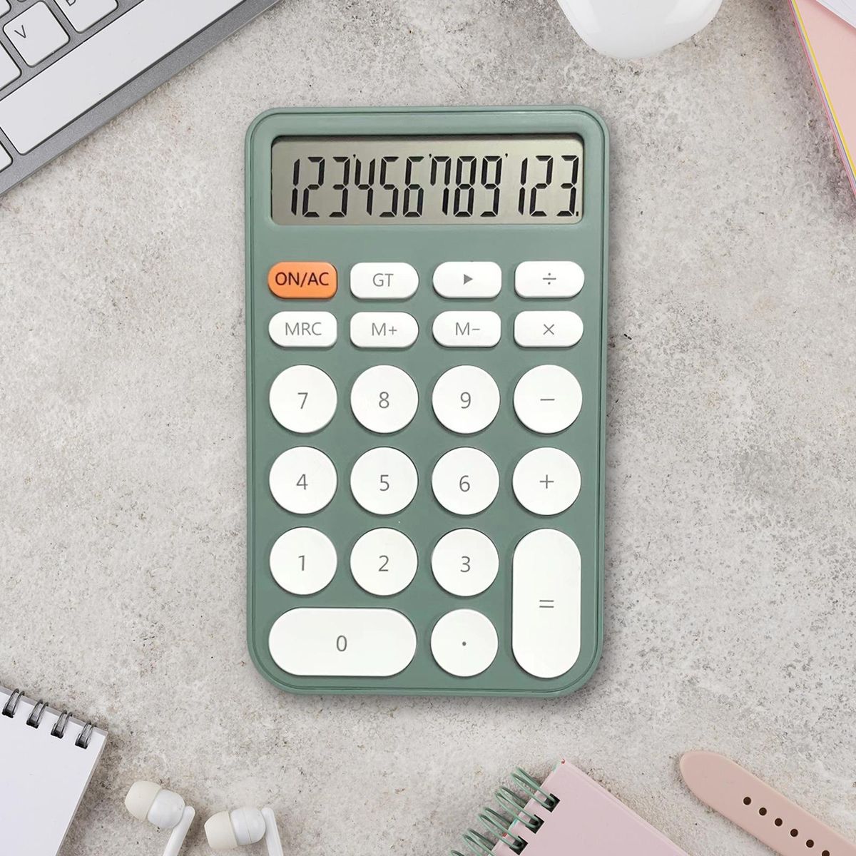 Desktop Calculator Large LCD Display For Office Home Use Standard