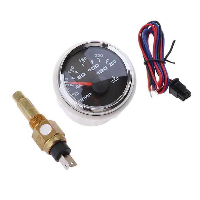 52mm 2 Inch Waterproof IP67 Marine Boat Yacht Water Temperature Gauge