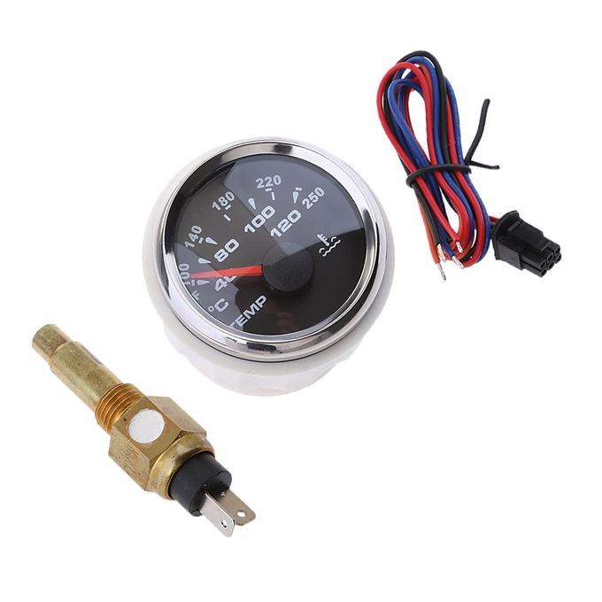 52mm 2 Inch Waterproof IP67 Marine Boat Yacht Water Temperature Gauge