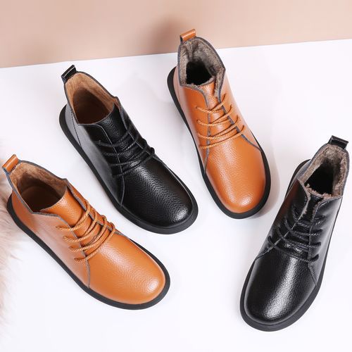 Large Martin Boots British Style Medium High Top Women's Shoes