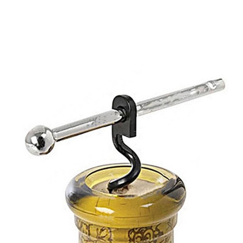 Cap Opener Mini Pocket Red Wine Bottle Corkscrew Beer Creative Multifunctional Stainless Steel Keychain Key Ring Bottle Opener