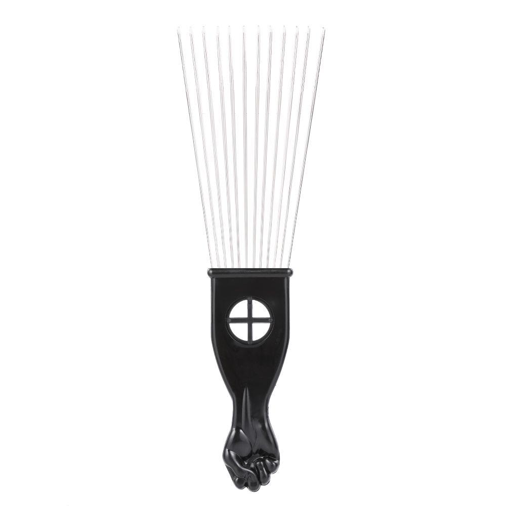 Bestauty 3Pcs Metal Afro Comb African American Pick Comb