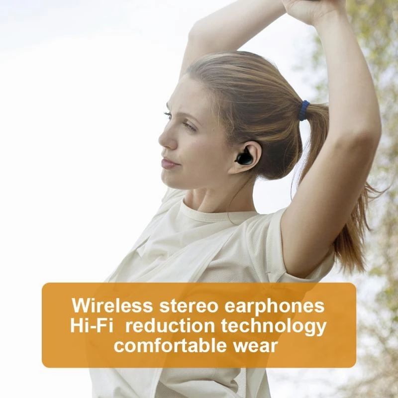 Y30 Wireless Headsets Bluetooth Earphone 5.0 In-ear Earbuds Fingerprint Touch