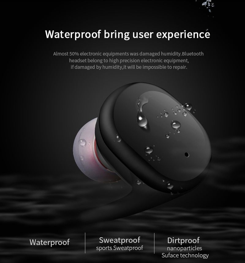 Y30 Wireless Headsets Bluetooth Earphone 5.0 In-ear Earbuds Fingerprint Touch