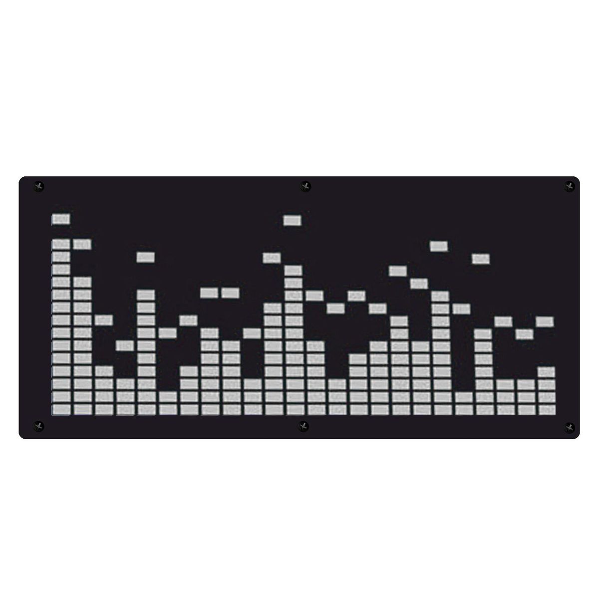HU-008 LED Music Spectrum Production Kit Section 2416 Rhythmic Detonating Flash Parts DIY Welding DSP Decoding Algorithm Clock Display DIY Tool Soldering Practice Set Home Household (5 Display Colors Optional)