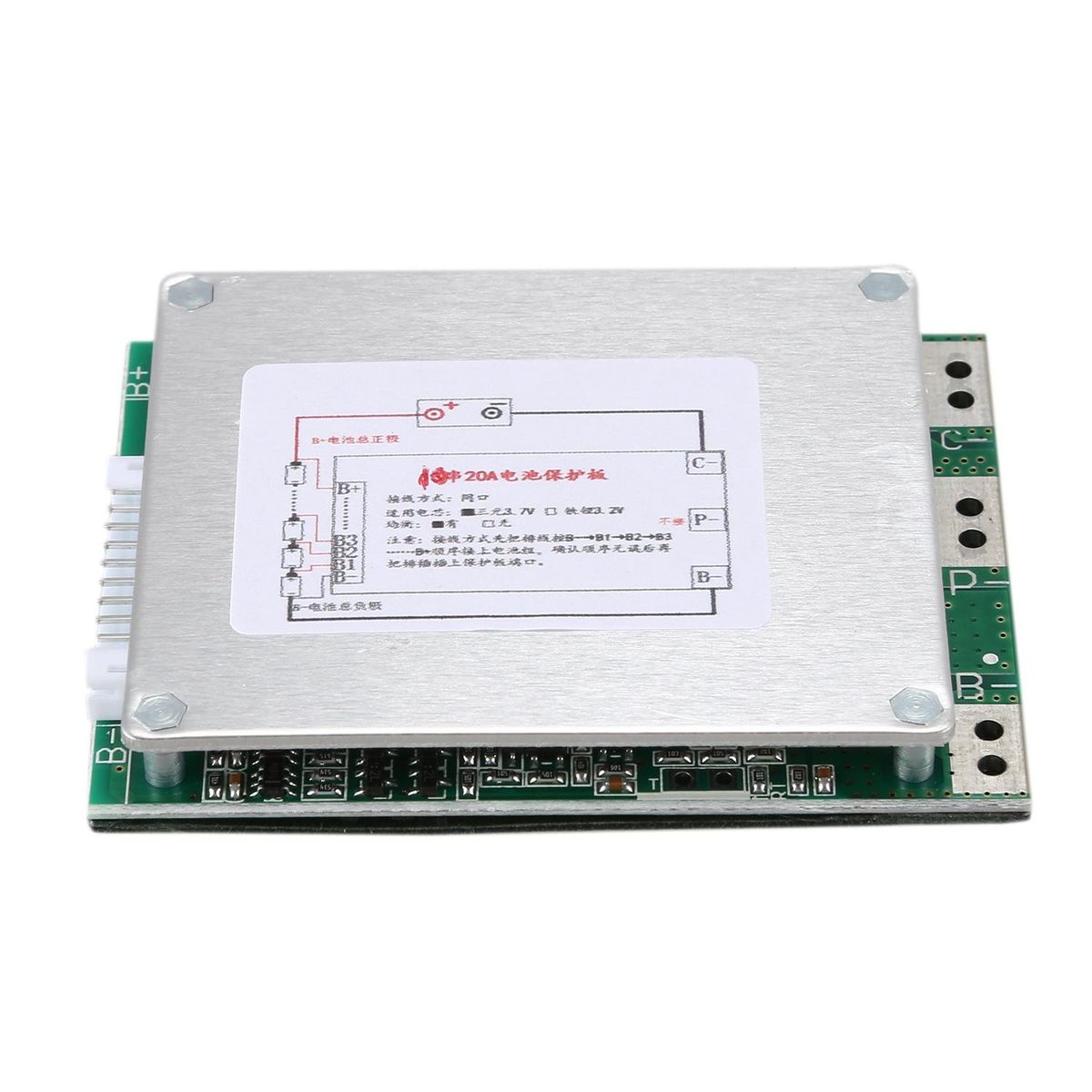 10S 36V 20A Li-Ion Lipolymer Battery Protection Board BMS