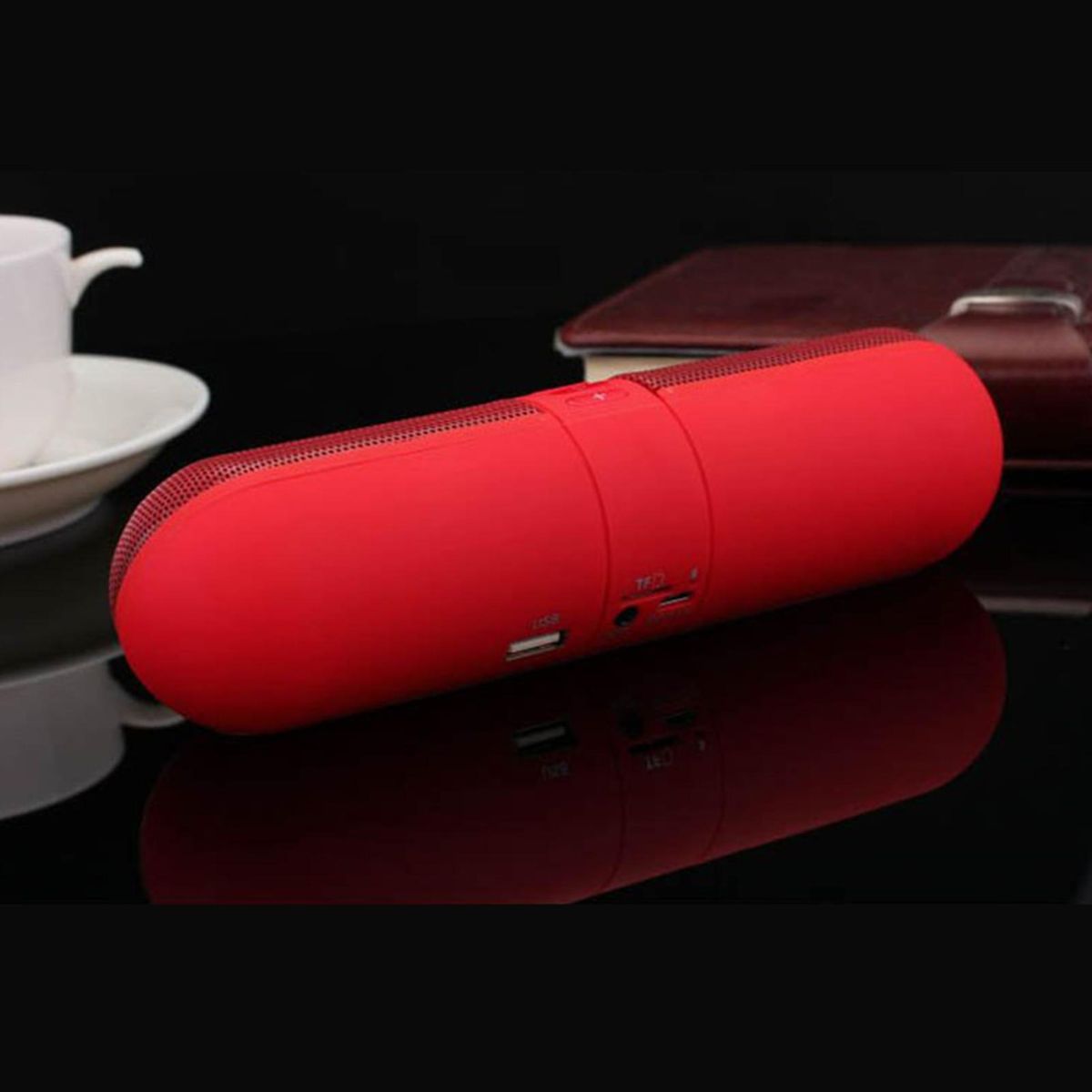 Portable Bluetooth-compatible Stereo Speaker Outdoor-Black