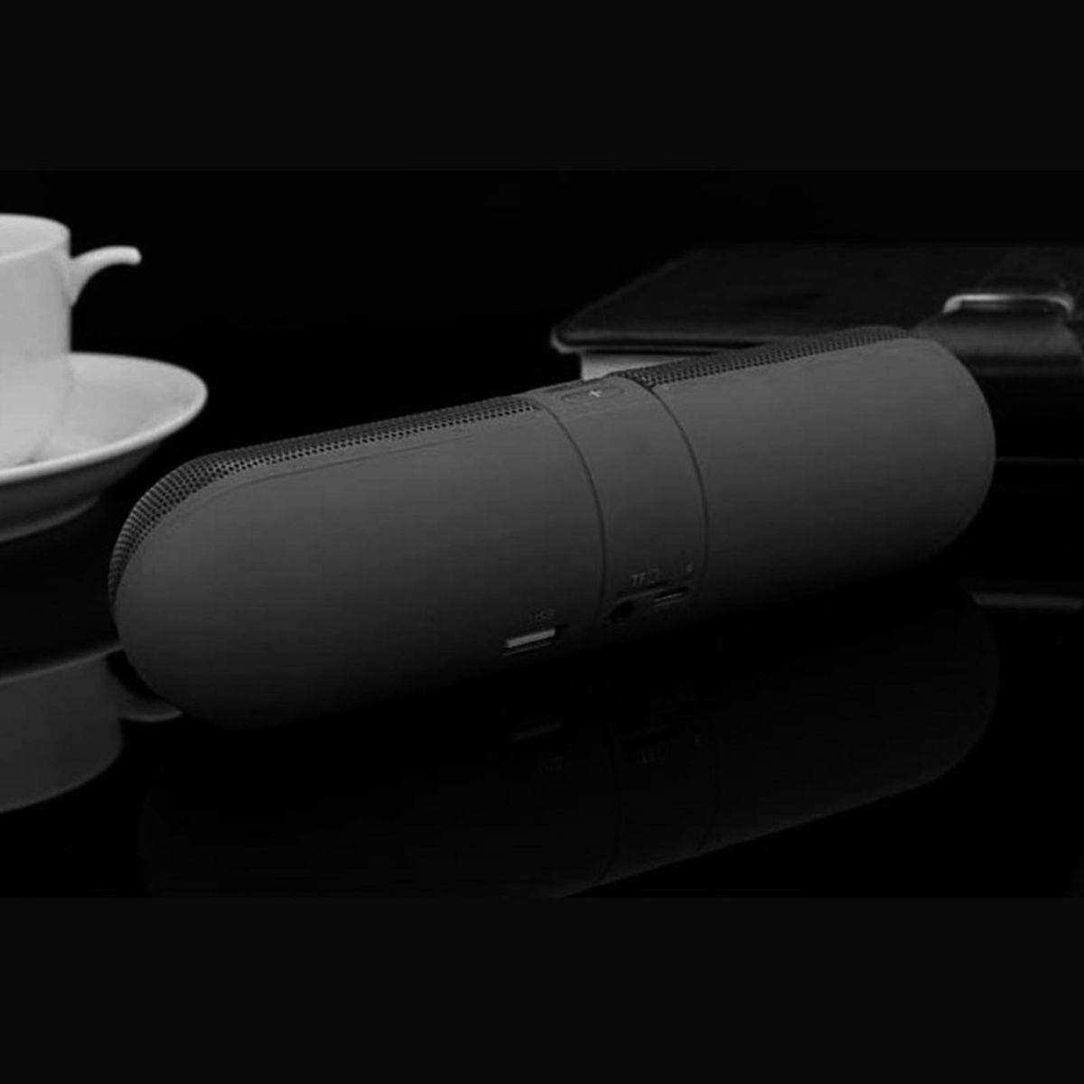Portable Bluetooth-compatible Stereo Speaker Outdoor-Black