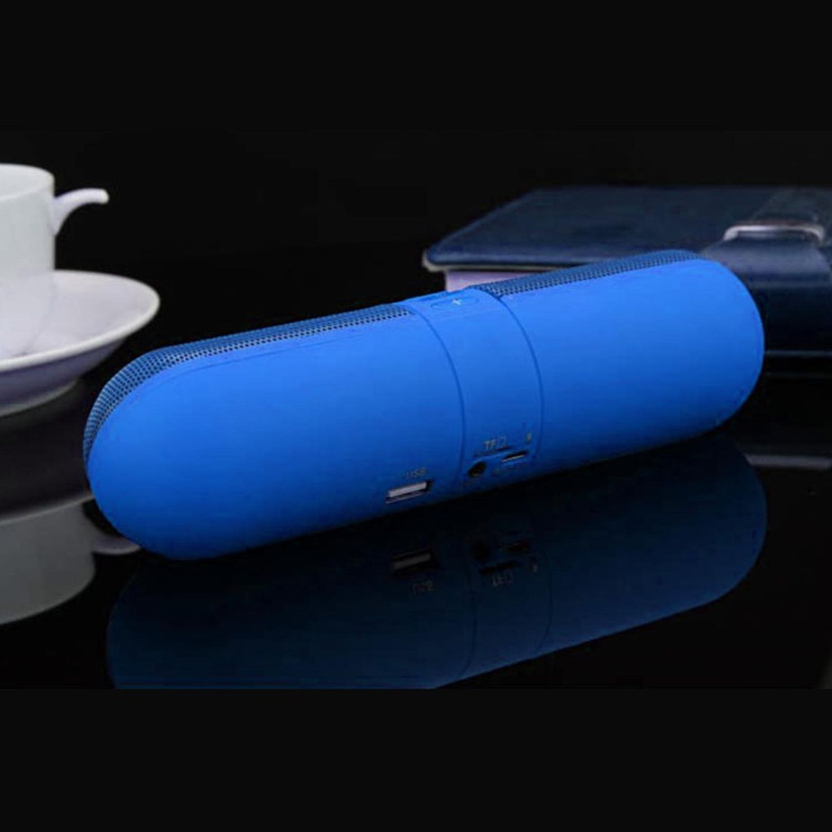 Portable Bluetooth-compatible Stereo Speaker Outdoor-Black
