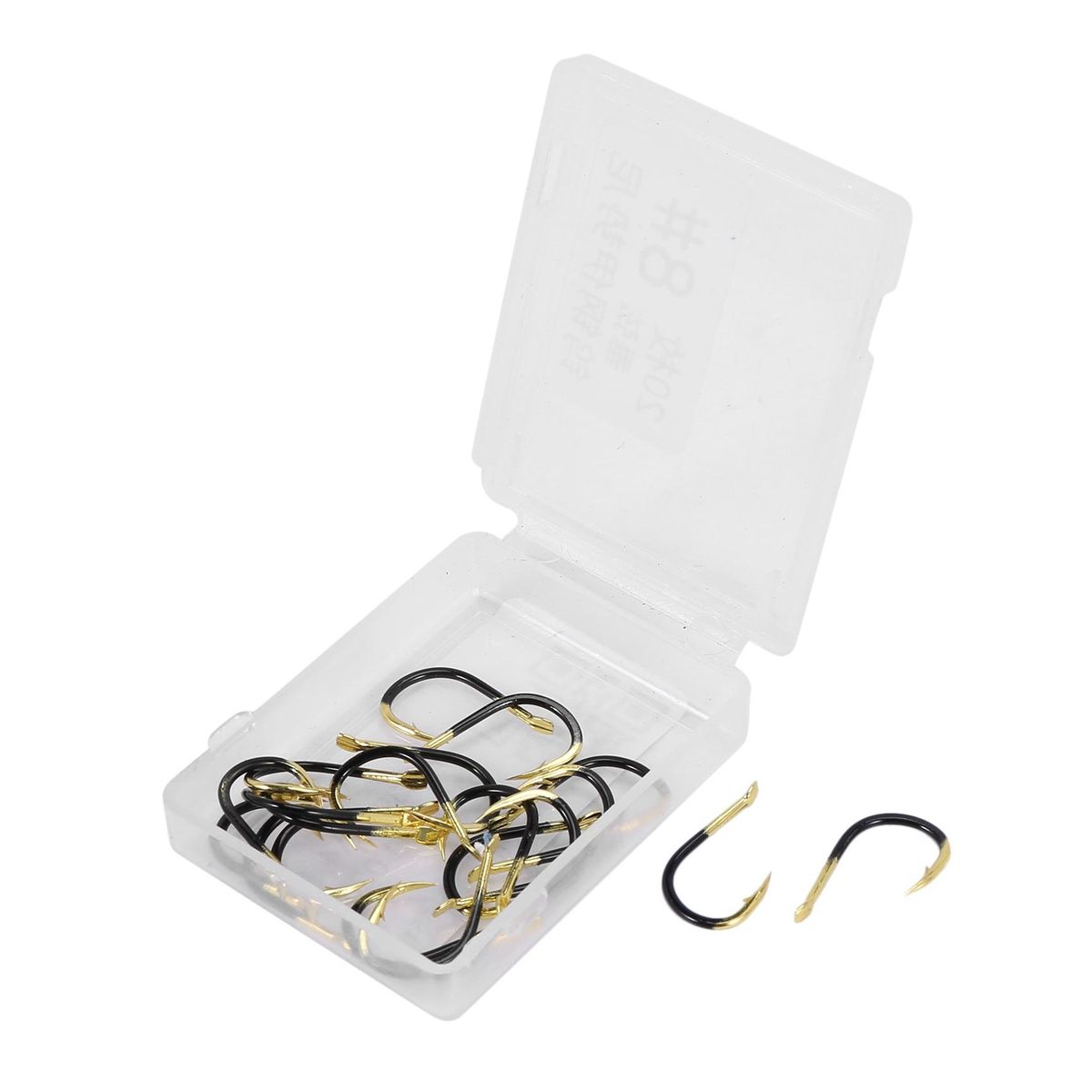20Pcs Fishing Hooks Fishing Tackle Durable Fishhooks Carp Barbed Hook Ocean River Lake Size 10