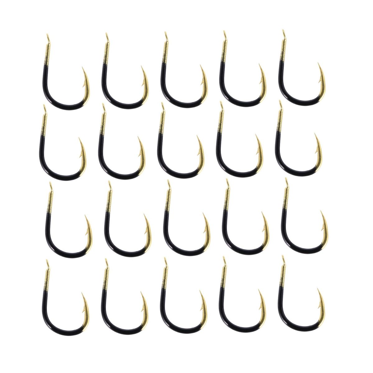 20Pcs Fishing Hooks Fishing Tackle Durable Fishhooks Carp Barbed Hook Ocean River Lake Size 10