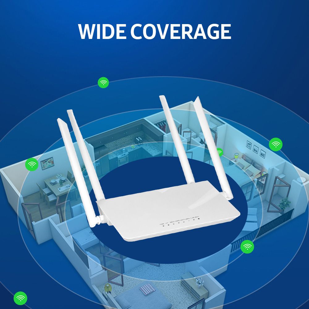 4G LTE CPE WiFi Router 300Mbps High-speed Wireless Router