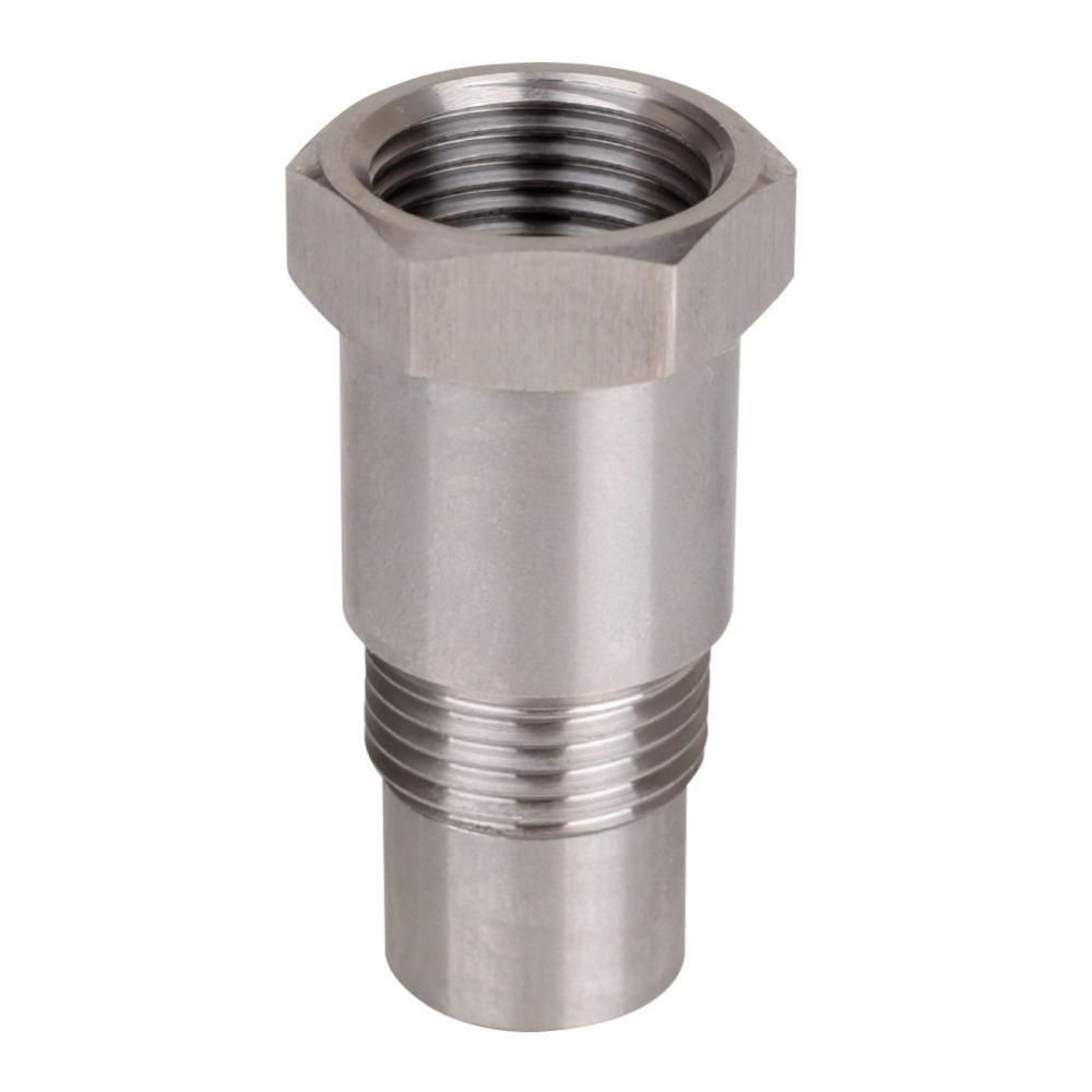O2 Oxygen Sensor Filter Connector Stainless Steel Adapter Extender Extension Spacer M18x1.5