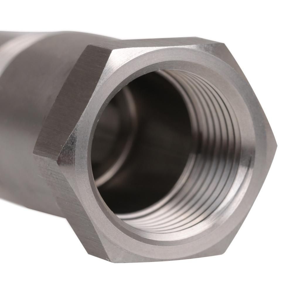 O2 Oxygen Sensor Filter Connector Stainless Steel Adapter Extender Extension Spacer M18x1.5