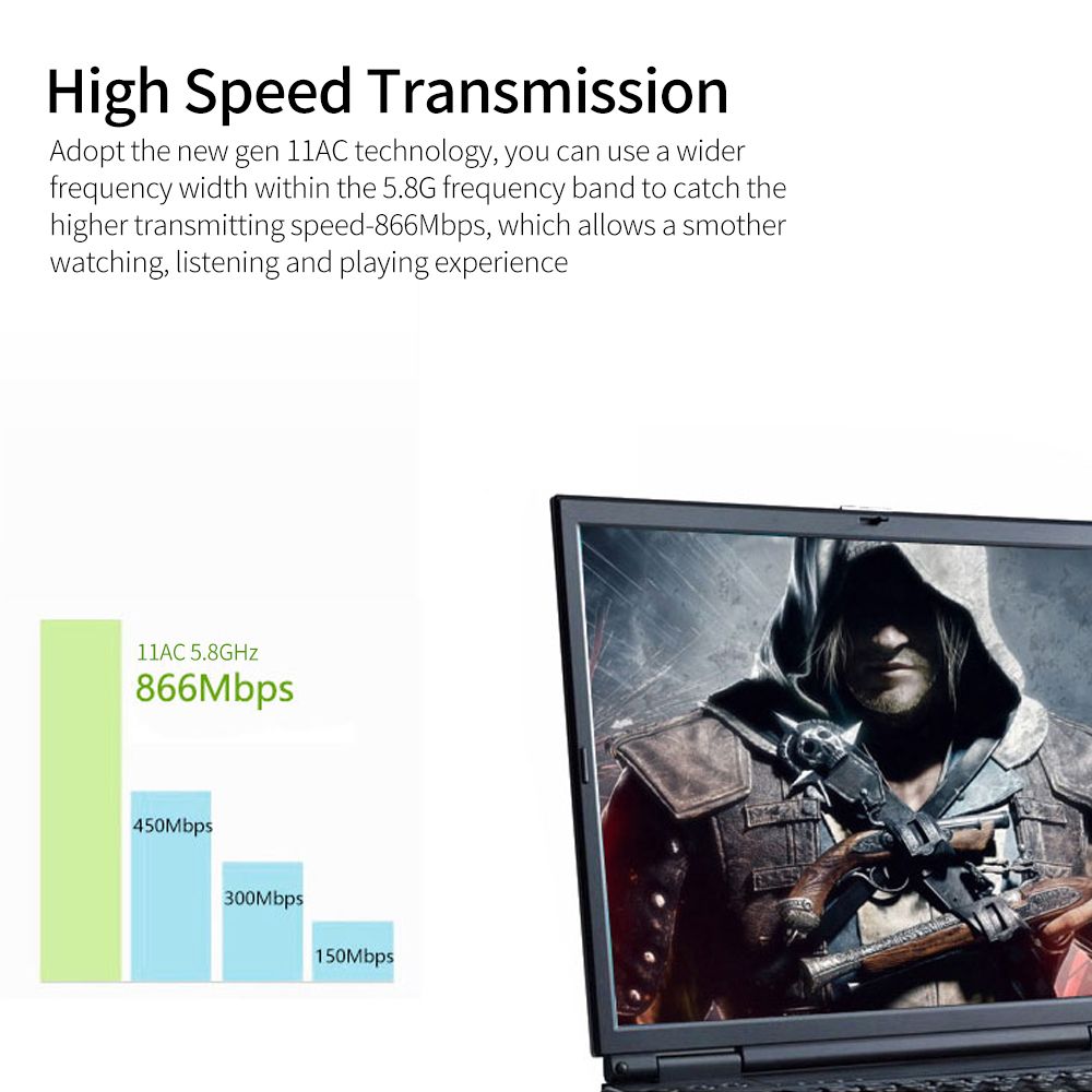 1200M Wireless Network Card USB3.0 Wireless Network Card USB