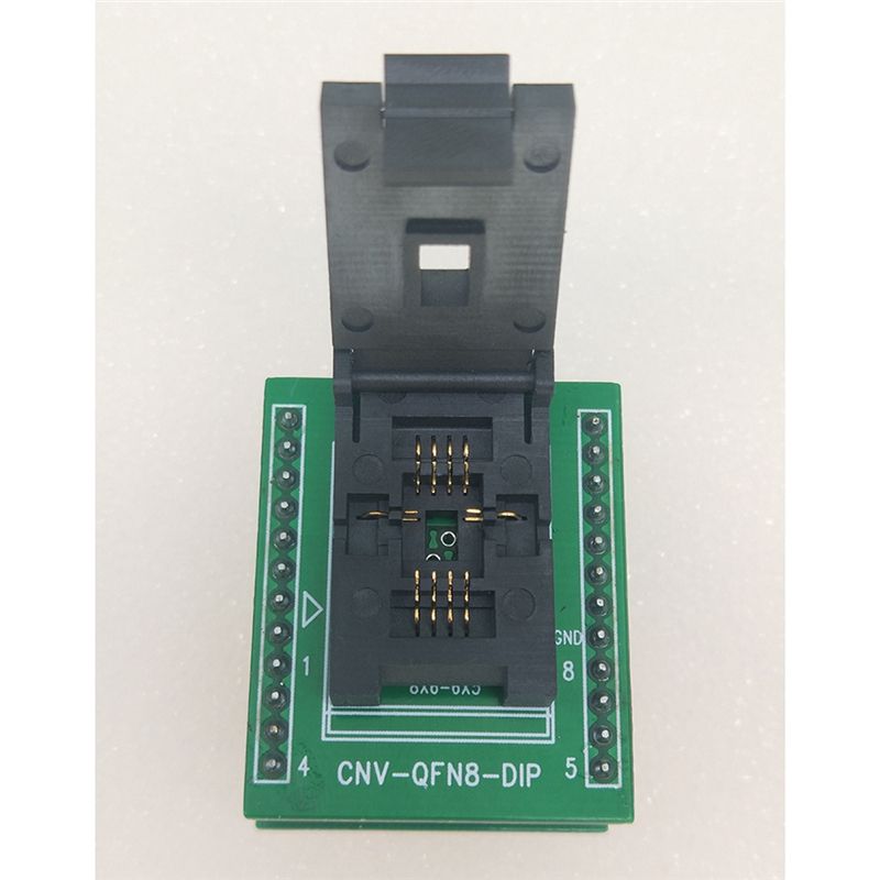 QFN8 DFN8 WSON8 Programming Socket Pin Pitch 1.27mm IC Body
